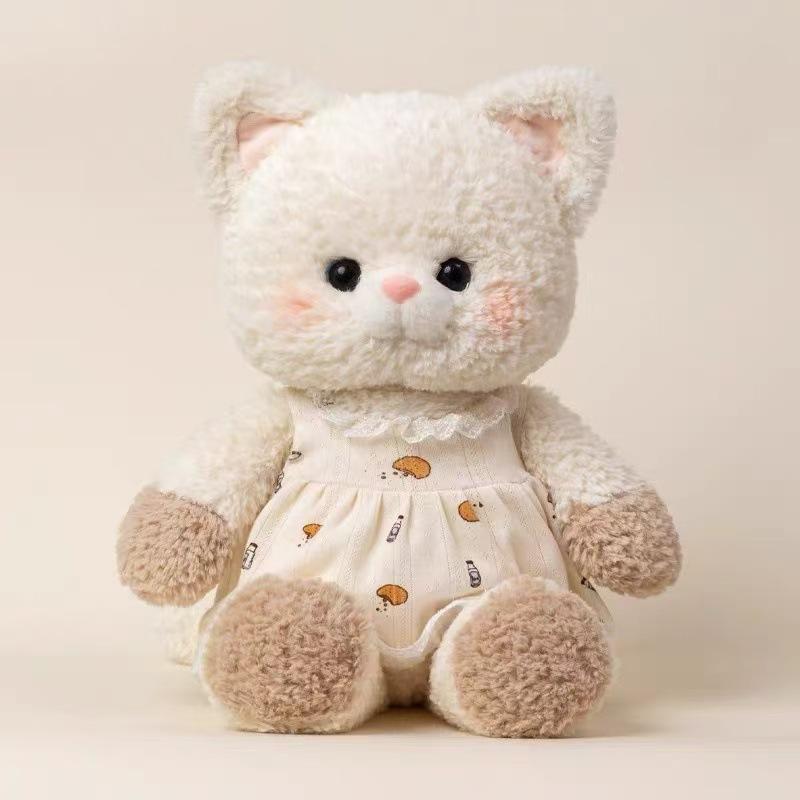 The Forest Running Little Fox Doll Cute Big Bad Wolf Plush Doll Girl Sleeping Pillow Doll Birthday Gift