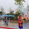 Children's Outdoor Bubble Show Set: Hengyue Baby's Breath Parent-Child Performance Large Hoop Rings