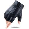 Neue Halbfinger-Lederhandschuhe Herren Wabenhandfläche Design Sport Lokomotive Outdoor Fahren Motorradhandschuhe