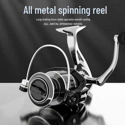 Ganzmetall-Langwurf-Spinning-Angelrolle für Meeresruten