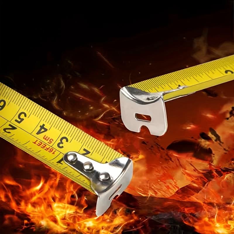 1pc Durable Tape Measure Measure Sturdy Longlasting Carpentry DIY Tape Anti-Fall Steel Metric Ruler Tape Measure 5mx19mm