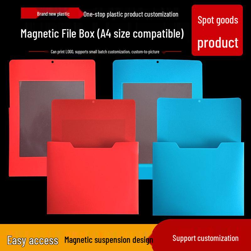 A4 Wall-Mounted Magnetic File Storage Box