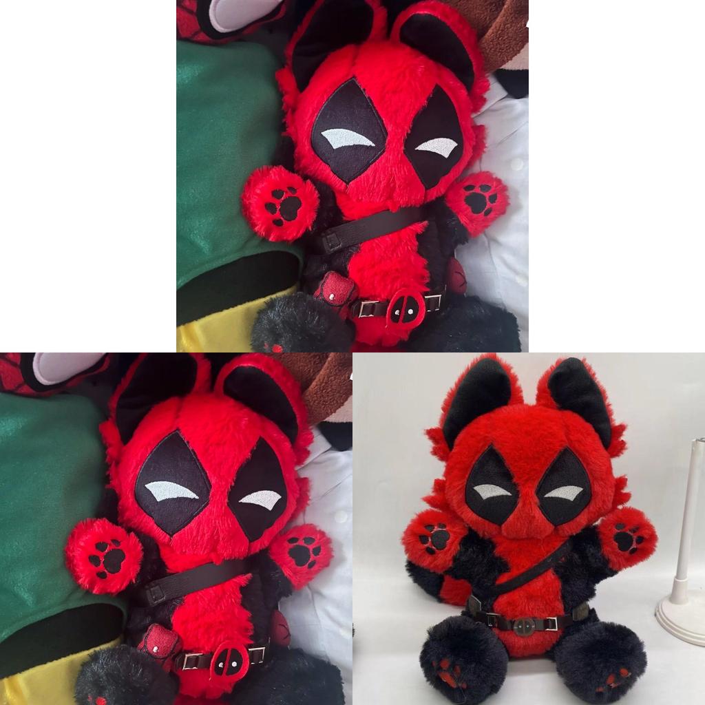 Pluszowa Lalka Deadpool 30cm Miękka Postać z Kreskówki Pluszowa Zabawka Dla Nastolatków i Dzieci