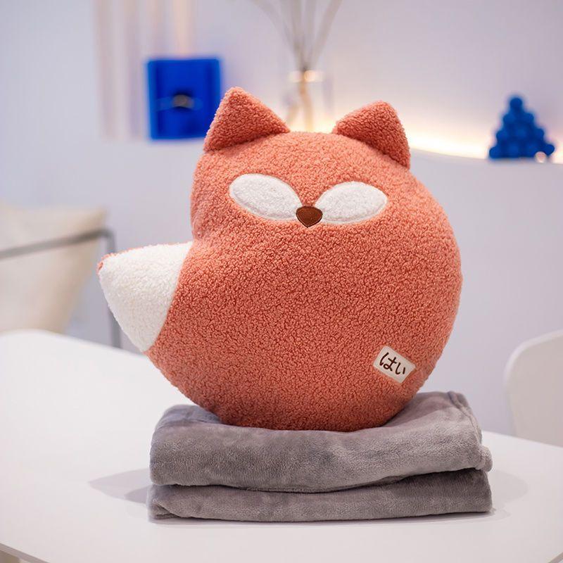 Office Pillow Quilt Dual-purpose Cushion Blanket Two-in-one Nap Pillow Car Cushion