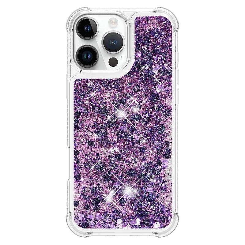 I Phone 16 Pro Max Case On For Funda iPhone 16 Pro MAX Cover Glitter Dynamic Liquid Case For Apple16 Plus 16ProMax Cases Etui