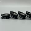 Ruedas de Polea Redonda de Nylon con Ranura en U y Rodamiento de Bolas, Usadas Para Puertas y Ventanas, Polea de Ducha, Puerta Corredera de Cajón Diámetro 23-43 mm