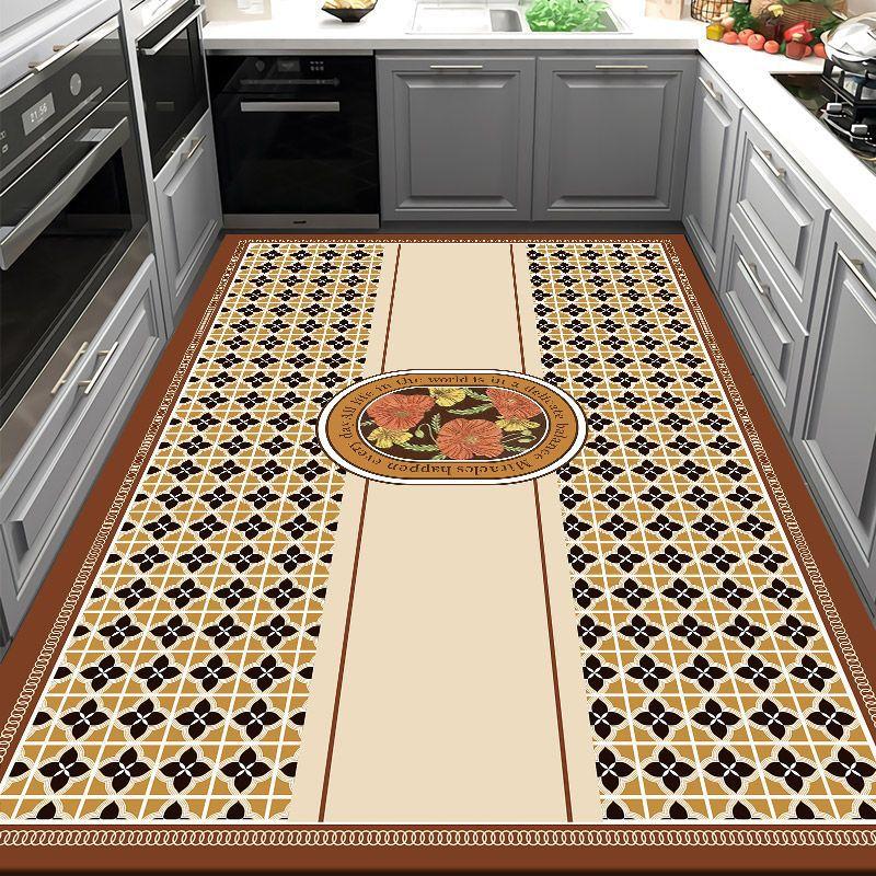 Idyllische Küchenbodenmatte absorbiert Wasser und Öl, bedeckt mit Kieselgur-Bodenmatte, pflegeleicht zu Hause, schmutzabweisender und rutschfester Boden