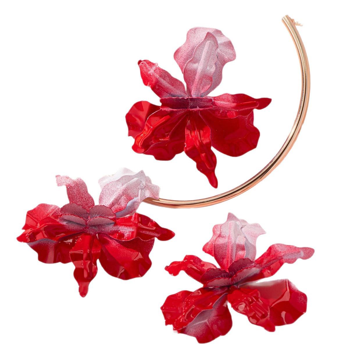 Bold Irregular Petal Necklace & Earring Set: Women s Fashion Street Style