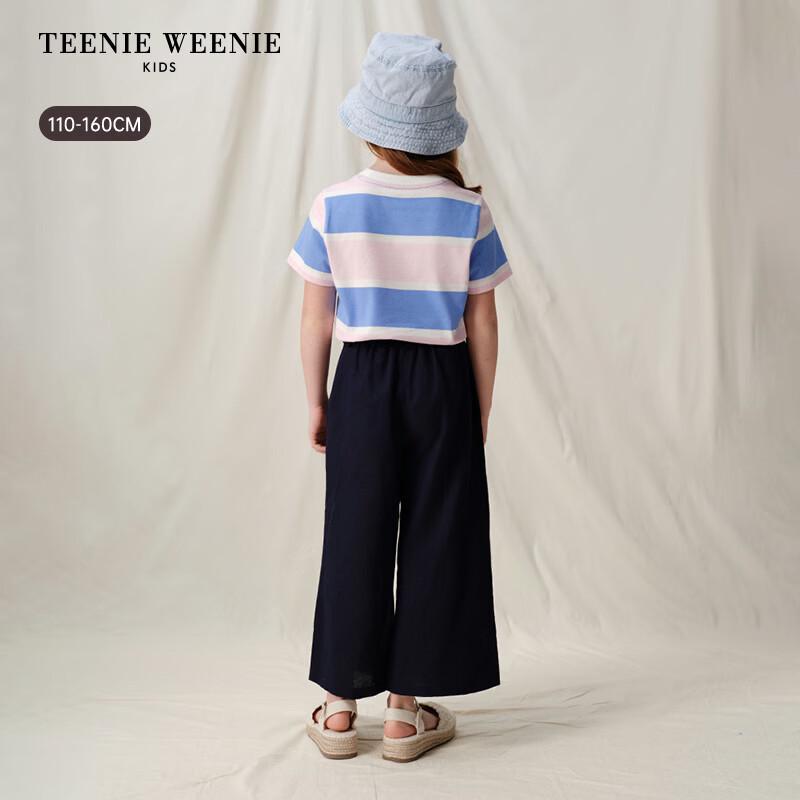 Teenie Weenie Kids Boys' Casual Stripe Print Short Sleeve Cotton T-shirt