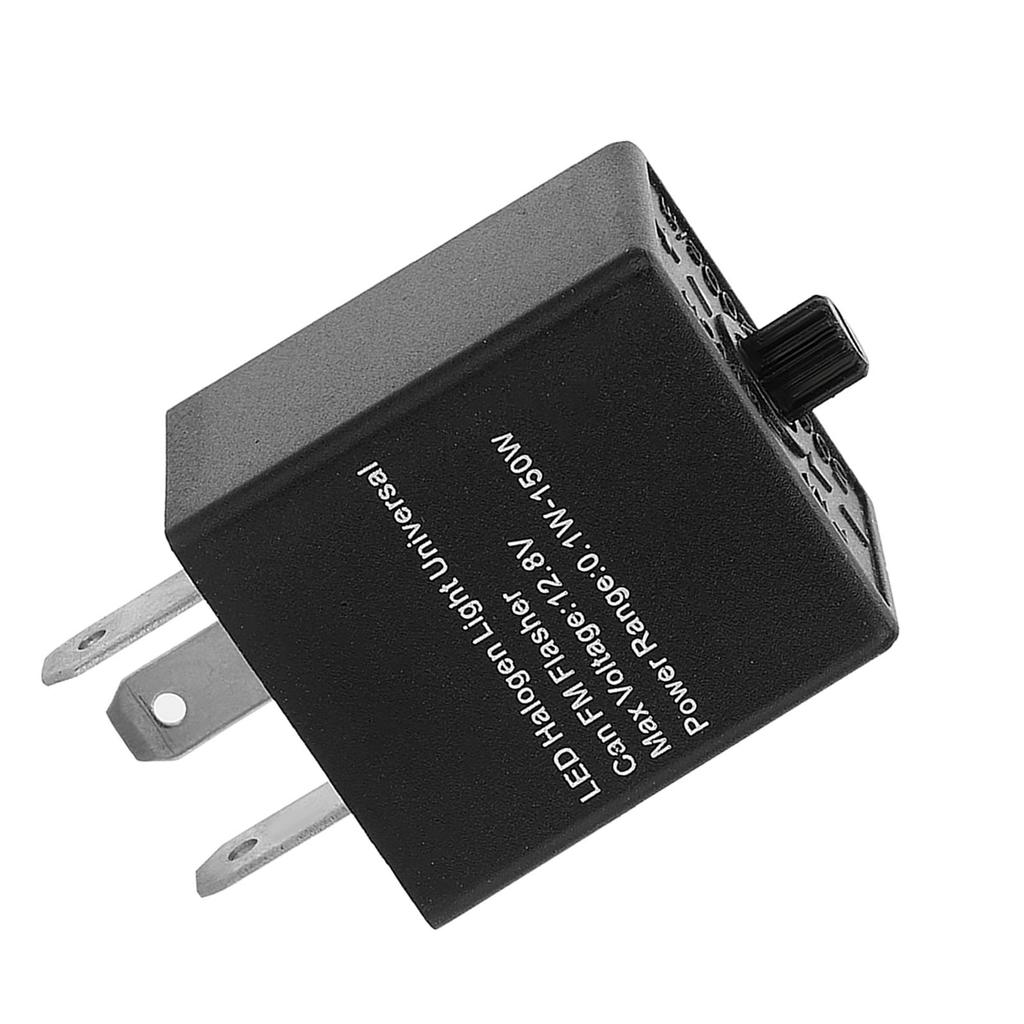 12V 3?PIN Adjustable LED Flasher Relay Turn Signal Light Blinker For Automotive Motorcycle