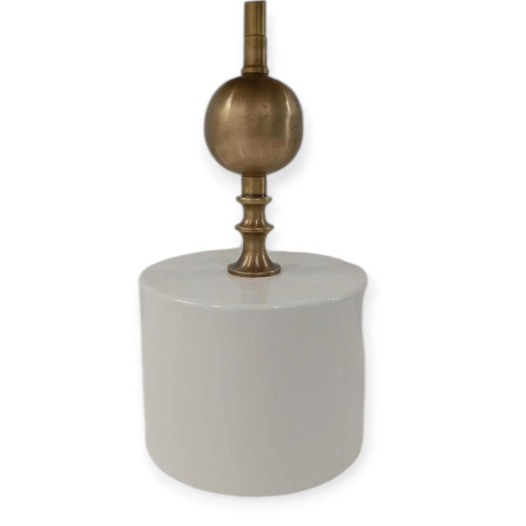 Modern Table Lamp Mid Century Style Bedside Lamp Vintage Inspired Cone Shade Desk Lamp Elegant Bedroom & Living Room Lighting Gift