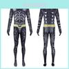 The Dark Knight Batman Bruce Wayne Bodysuit With Cape Halloween Costume