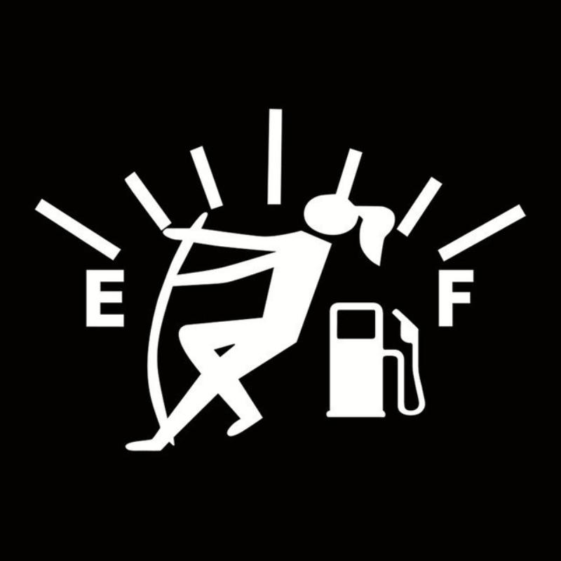 Fuel Tank Cap Sticker Tearable Waterproof Funny Sticker Personalized Reflective Car Sticker