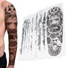 10 Sheets Waterproof Full Arm Tattoo Sticker Unisex Exquisite Temporary Tattoo Sticker
