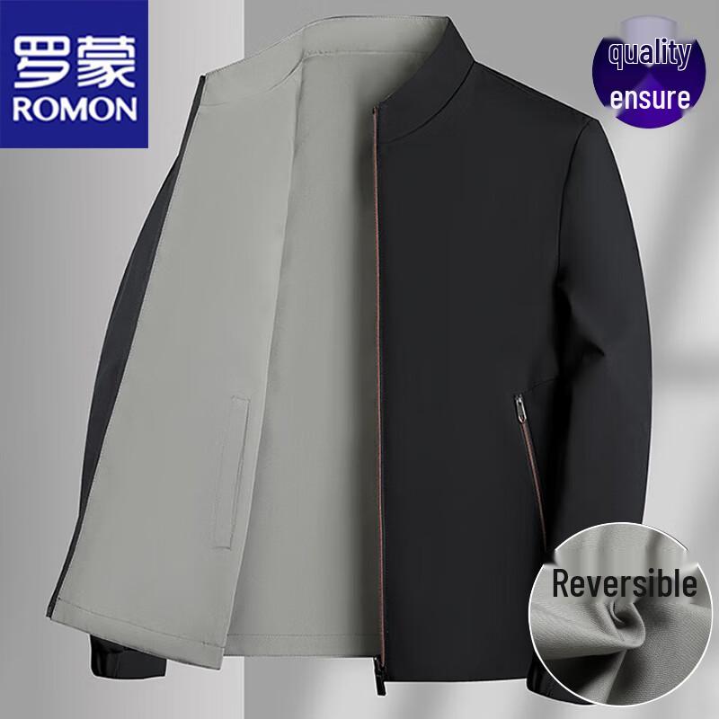 

ROMON Men s Reversible Business Casual Jacket 4XL