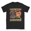 Men Women T Shirt Circumcision Survivor Fun Cat Meme T-Shirts Harajuku  Summer Tee Shirt Y2K Retro 100 Cotton Tops Plus Size 5XL