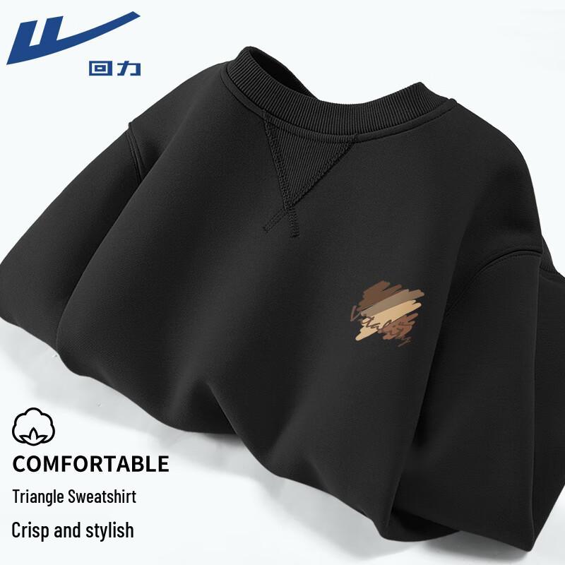 Warrior Unisex Spring Autumn Trendy Inverted Triangle Graphic Crewneck Sweatshirt 2XL