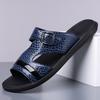 TUINANLE Men Slippers Leather Mens Shoes Slippers Casual Sandals for Men Outdoor Chaussure Homme Sandalias