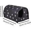 Pet Bed Stray Cat Bed, Outdoor Rainproof and Sunscreen Oxford Cloth Cat Litter Pet Supplies Wild Cat Winter Warm Cat House(M)