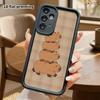 Phone Case: 2D Flat Samsung Galaxy A34 A35 M05 M06 S20 S22 S21 FE Plus 5G Step Protective Case, Stackable Capybara, Christmas and Halloween Gifts