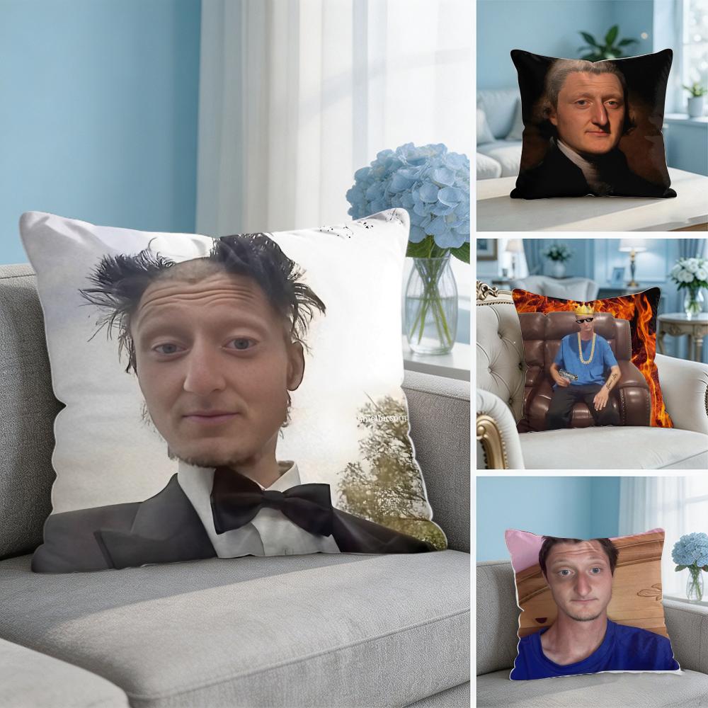 DDaniel Larson Selfie Cushion Cover Square Pillow Bedroom Sofa Leisure Comfort Living Room Home Decoration X