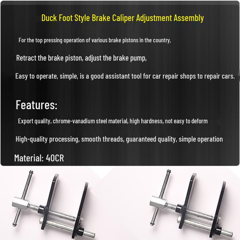 Disc Brake Piston Compressor & Caliper Adjuster Tool Set