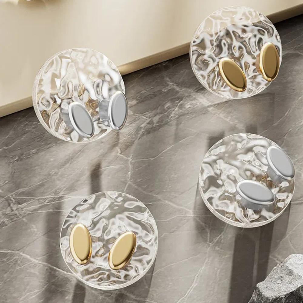 4pcs Punch-free Power Plug Socket Holder PET Wall Hanging Hook New Wall Storage Hook