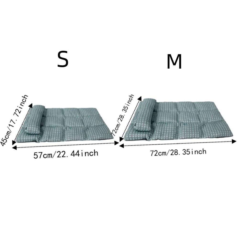 Folding Dog Sleeping Mat Breathable Pet Cool Bed Mat Universal Dog Cooling Mat  Indoor Use