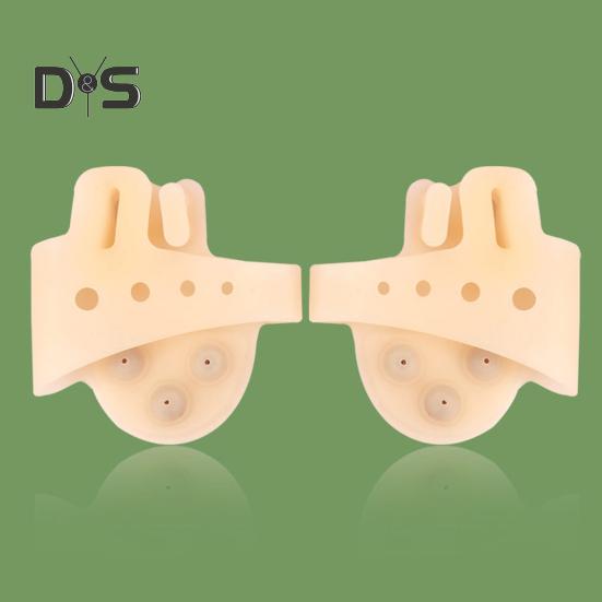 1 Paar Zehentrenner aus Silikon für Frauen, Zehenspreizer, Pads zur Linderung von Fußschmerzen bei Ballenzehen, Plantarfasziitis, atmungsaktiv, rutschfest, unterstützend, für den Ballen