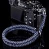 Camera Wrist Strap Paracord Camera Hand Strap Wrist Lanyard for DSLR or Mirrorless MID [Qiang Ni] - High-End Cameras, Black, (Blue)