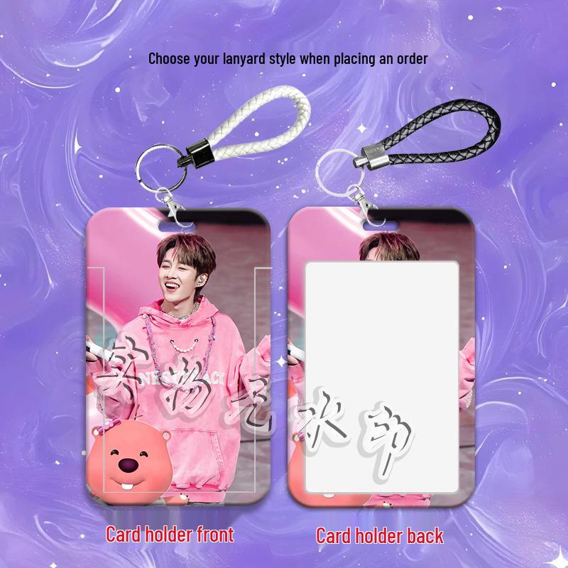 Zhuo Yuan Schiebe-Kartenhalter: Schützt Campus-, Essens-, Zugangs- und Buskarten mit Schlüsselband