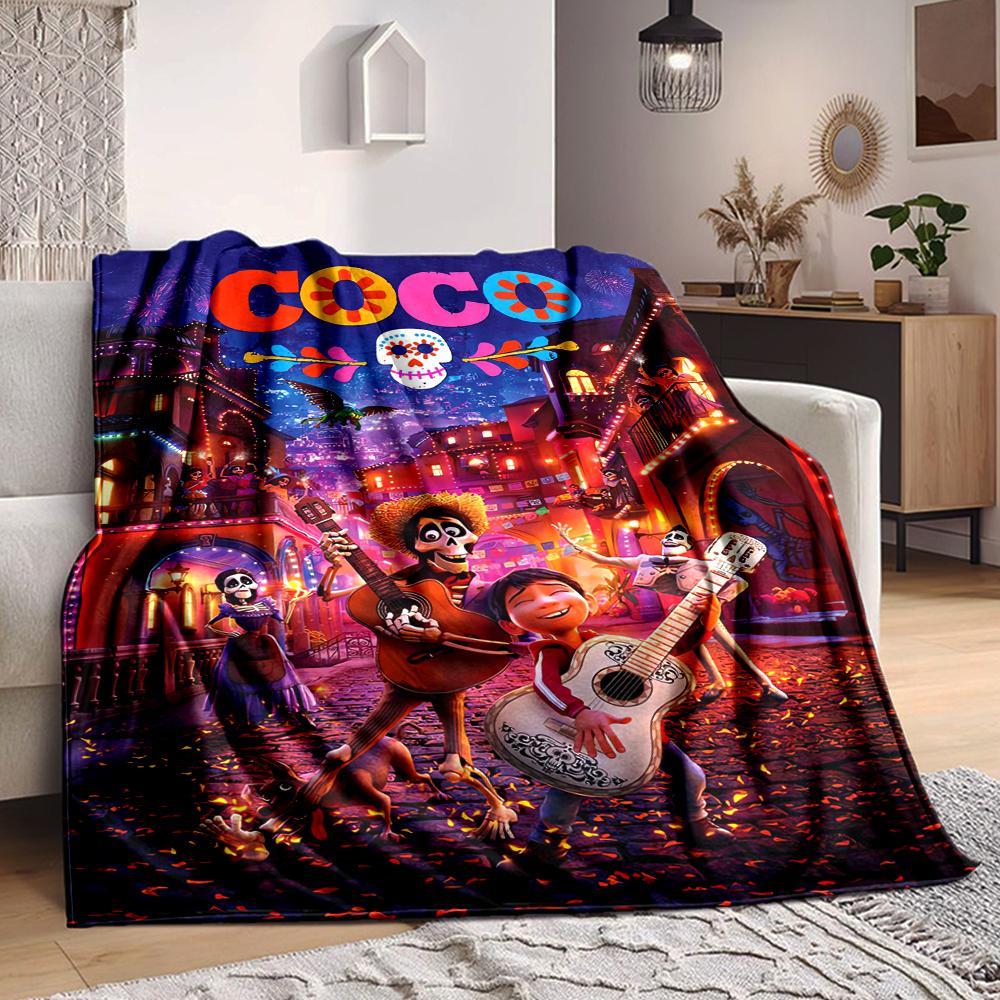 1Pc Cultural Celebration Mexico Blanket Soft And Comfortable Casual Warm Camping Travel Christmas Halloween Xmas Gift M924360