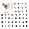 50 Steam Punk Stickers Pack Children's Punk Style Mechanical Style DIY Stickers Water Cup Stickers