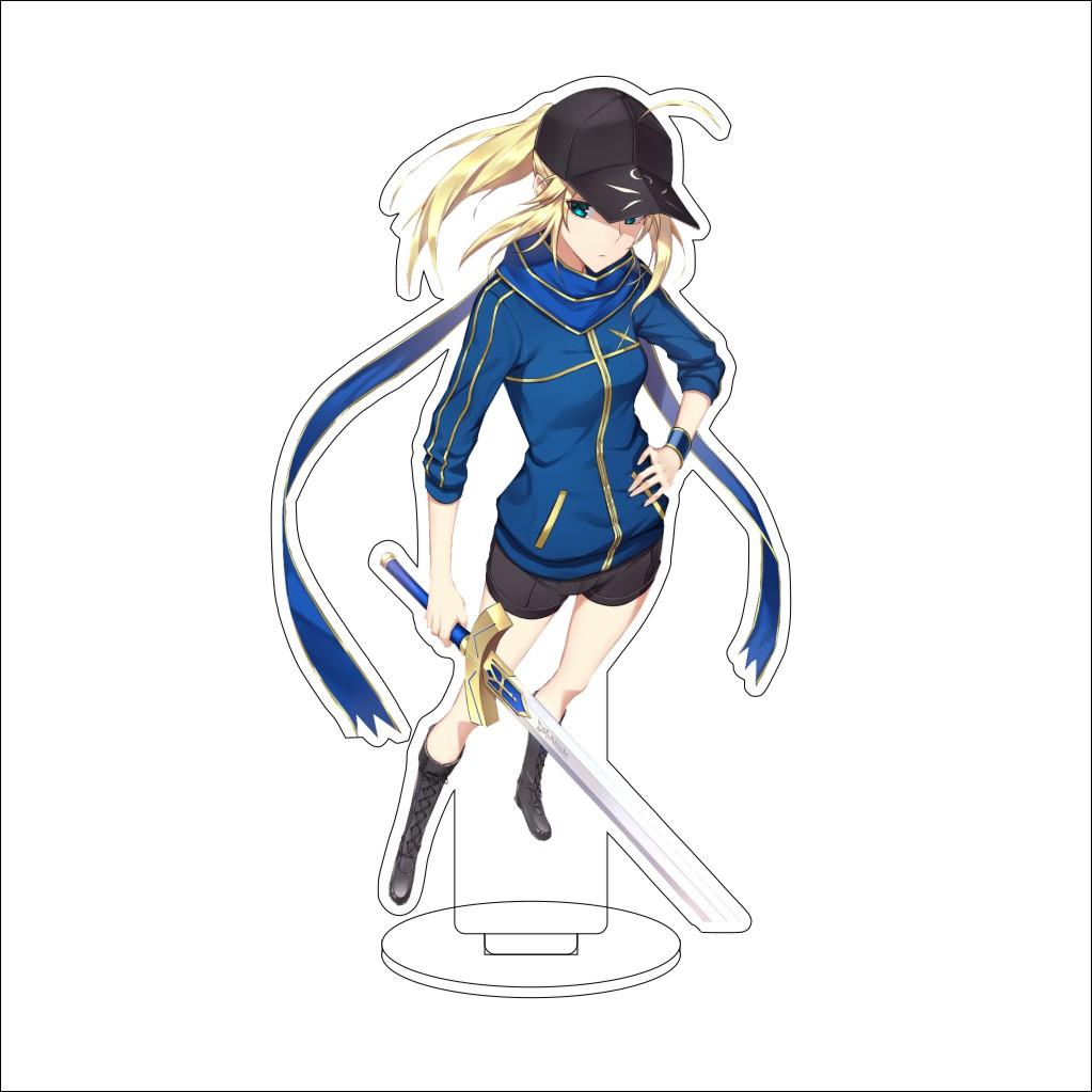 16CM Anime Fate stay night Cosplay Acrylic Stand Ornaments Sakura Matou/Illyasviel von Einzbern Figure Stand Halloween Gifts
