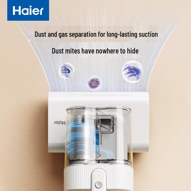 Haier WhiteChoc UV Bed Mite Vacuum Cleaner