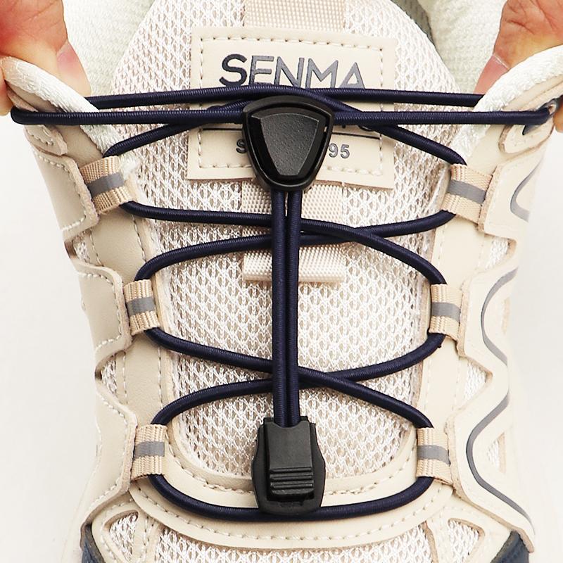 1 Paar/2 Paare Neue Sneaker Tennis Faule Schnürsenkel Ohne Binden Unisex Schnürsenkellose Runde Elastische Schnürsenkel