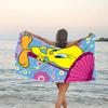 1pc Tweety3 Beach Towel, Beach and Seaside Swimming Pool Equipment, Fashion Pattern, Rectangular, Travel Essentials