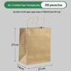 200-Pack Thickened Kraft Paper Takeout Bags
