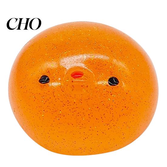 Kids Stress Relief Toy Mini Glitter Animal Squeeze Toy, Whale Hedgehog Dolphin Crab Rabbit Gadget Pinch Anxiety Stretchy Ball, Party Favors