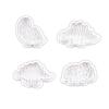 4Pcs/Set Dinosaur Cookie Plunger Cutter Cartoon Baking Mould Cookie Stamp Biscuit Mold Animal Shape Cookie Cutters Baking Tools