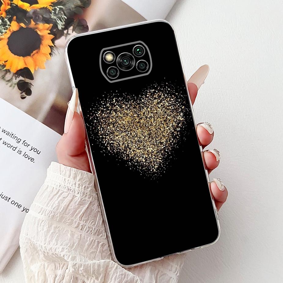 For Xiaomi Poco X3 Pro Case Cute Cat Lucky Koi Painted Cover Soft Slim Phone Case For Xiaomi Poco X3 NFC PocoX3 Pro Fundas Coque