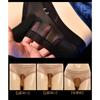 Ice Silk Ultra-thin 1D Nude Fluttering Men's Underwear Flash Mid-waist Transparent Sexy Egg Bag Jj Set Men's Briefs