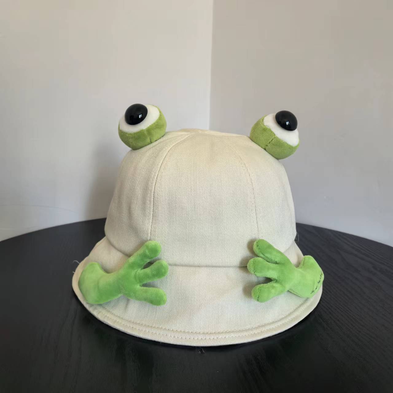 

Весна и лето игривый милый выход универсальный солнцезащитный крем милый тазик шляпа милый лягушка рыбак шляпа прилив M（56-58cm） бежевый