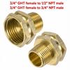 1/2" 3/4" NPT Male Garden Hose Fitting Brass Quick Connect Adapter Durable Coupling Joint