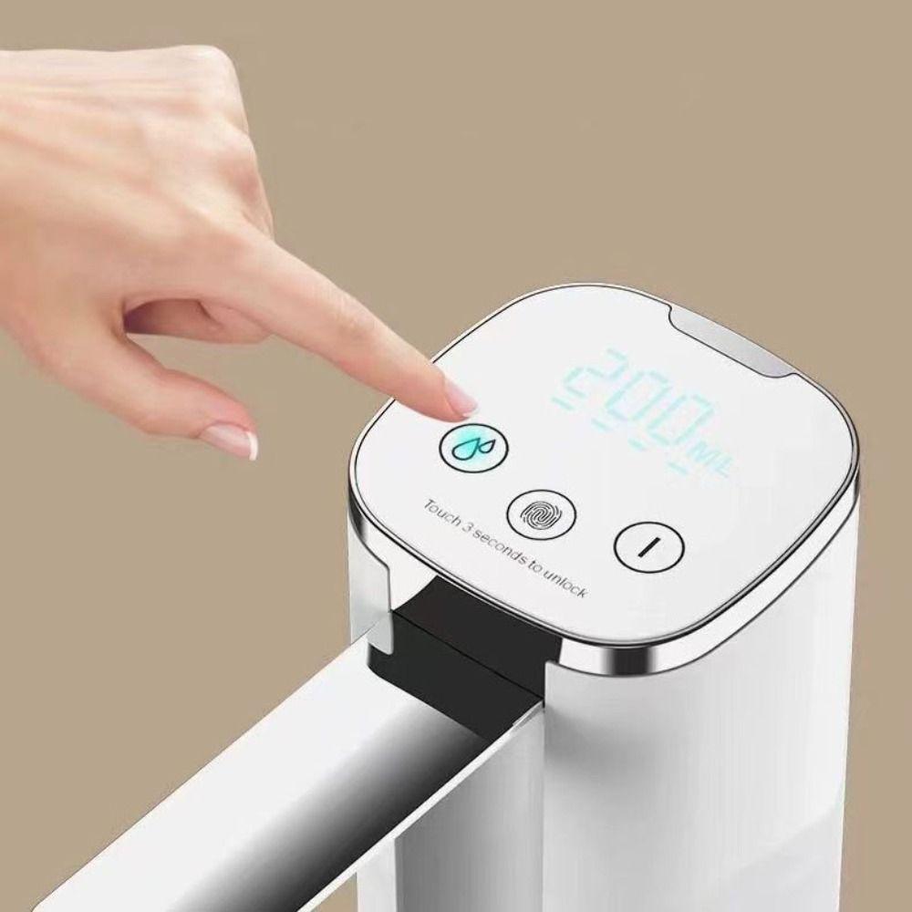 Automatic Water Bottle Pump LED Display Water Dispenser Quantitative Wine Dispenser Outdoor