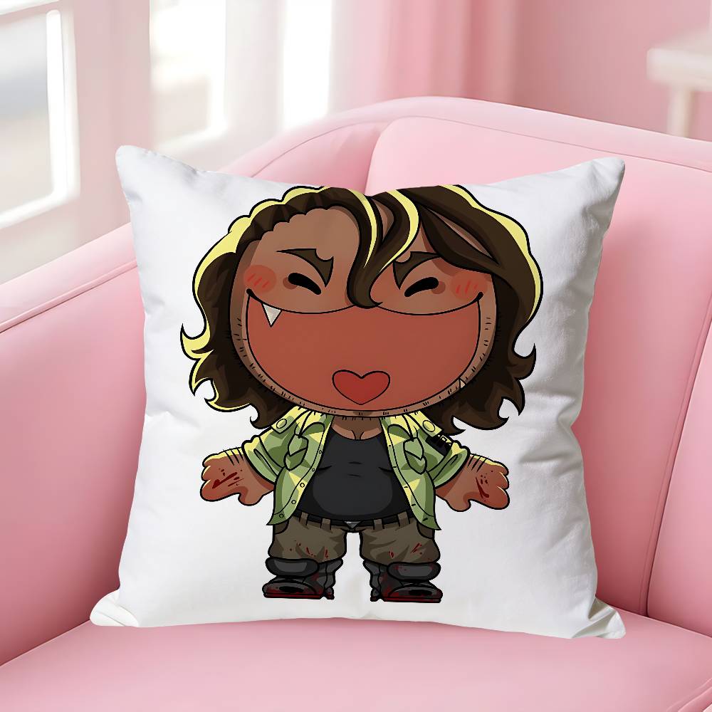 YYKMET SStrade Game Anime Celebrity Merchandise AllMatch Printed Pillow Case Sofa Car Office Room Decoration Protector 30x30cm