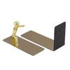 Multifunctional Book End Metal Book Stoppers Desk Bookshelf Practical Book Holders Shelf Decorative Bookends for Office