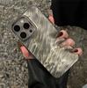 Luxury Plating Silicone Shiny Water Ripple Case for IPhone 16 15 14 13 12 11 Pro Max Plus Aesthetic Camera Protection Cool Cover