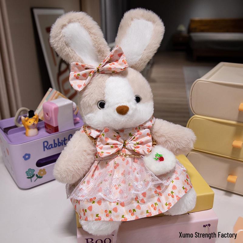 Adorable Rabbit and Puppy Sleep Companion Plush Toy – Free Shipping