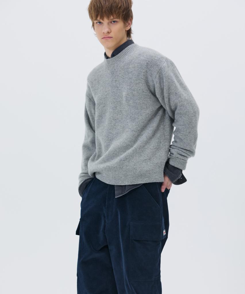 NOHANT Essential Cashmere Knit Sweater Gray
